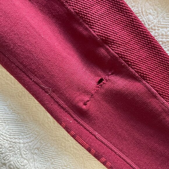 Men's Red Large Icebreaker Merino Wool Hooded Sweatshirt - Picture 8 of 8